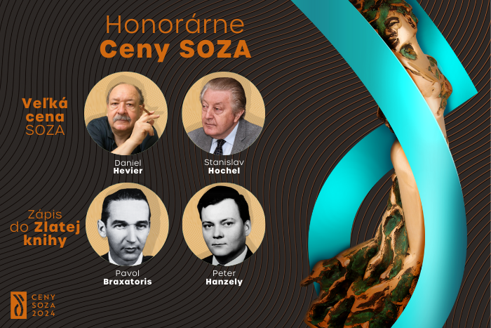 Daniel Hevier a Stanislav Hochel sa stanú novými laureátmi honorárnych cien SOZA